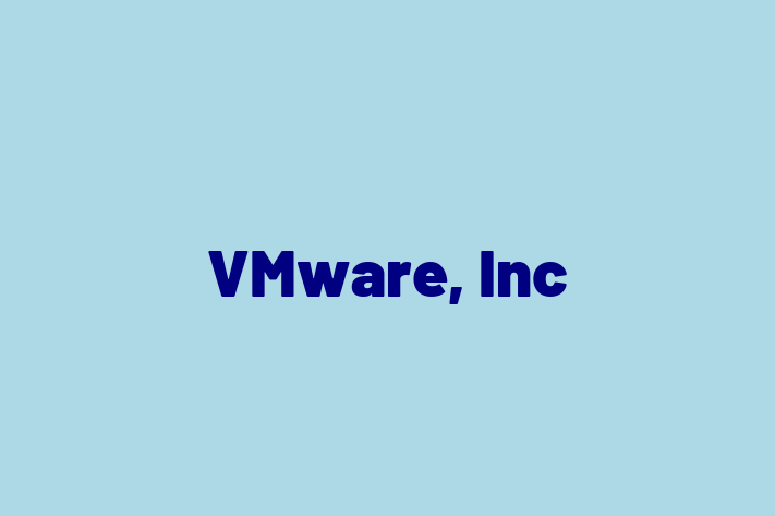 Tech Solutions Company VMware Inc