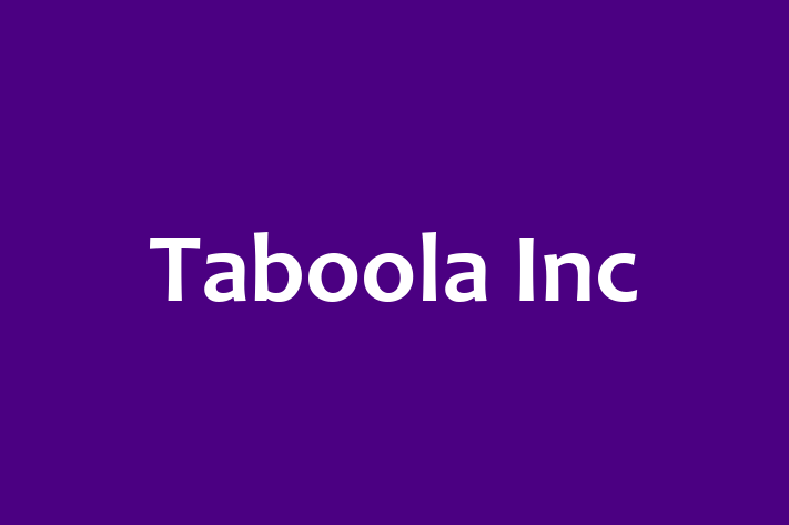 Software Development Company Taboola Inc