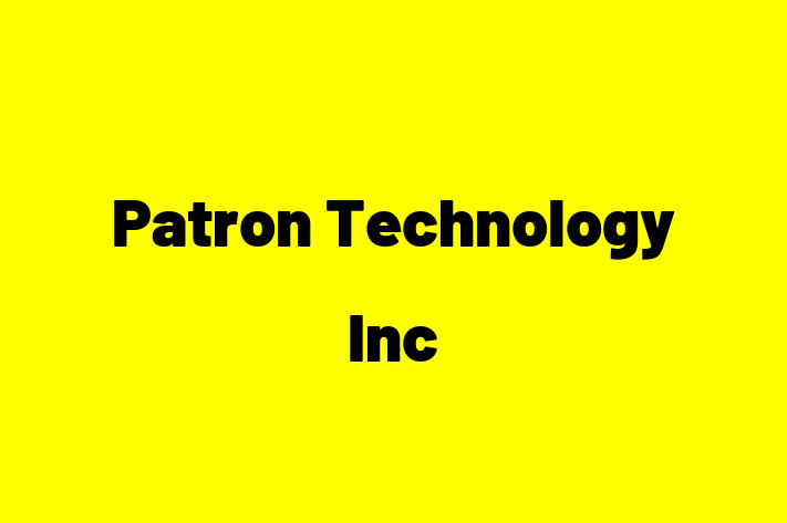 Software Development Firm Patron Technology Inc