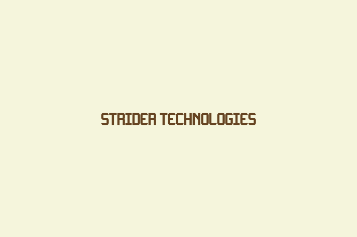 People Management Strider Technologies