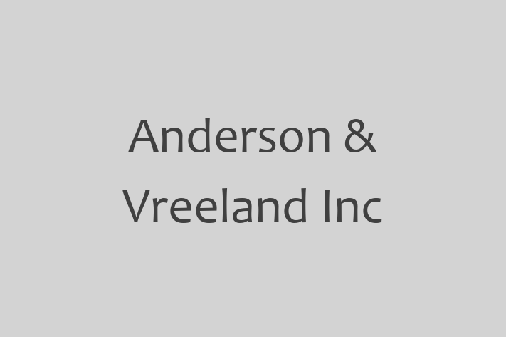 Software Development Firm Anderson Vreeland Inc