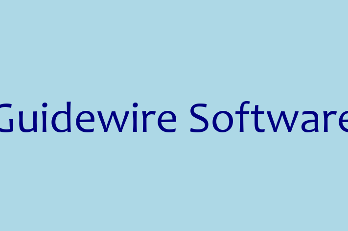 Tech Solutions Company Guidewire Software