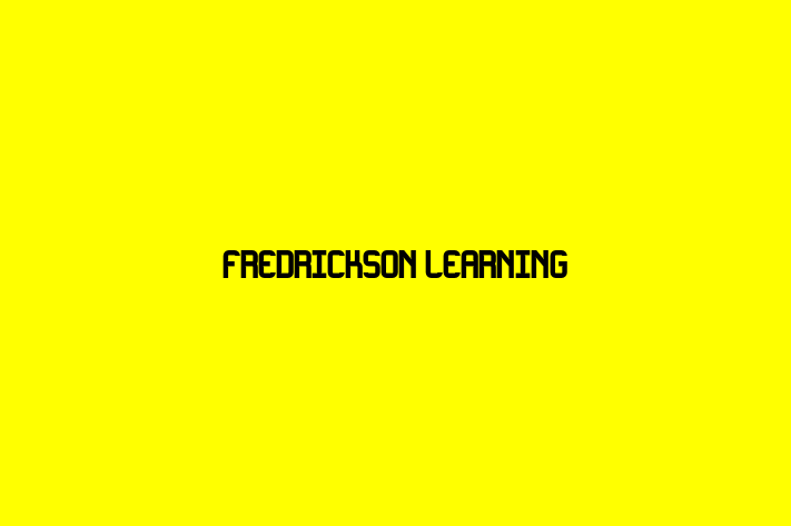 HR Administration Fredrickson Learning