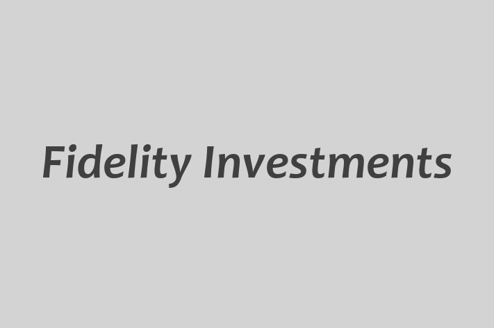 Staff Management Fidelity Investments