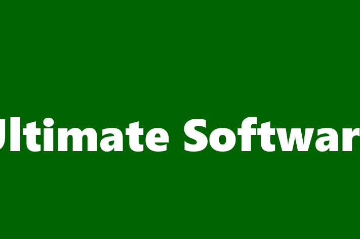 Software Consultancy Ultimate Software