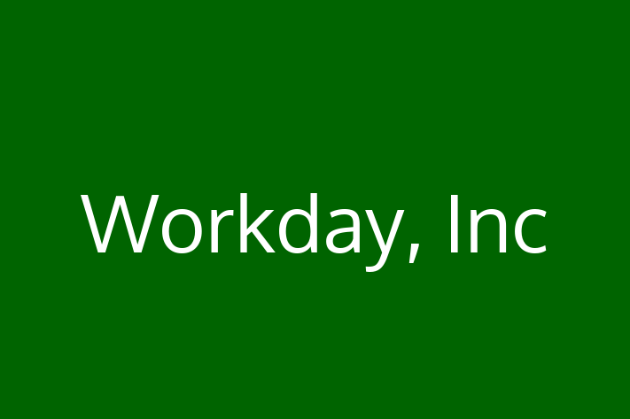 Software Development Company Workday Inc