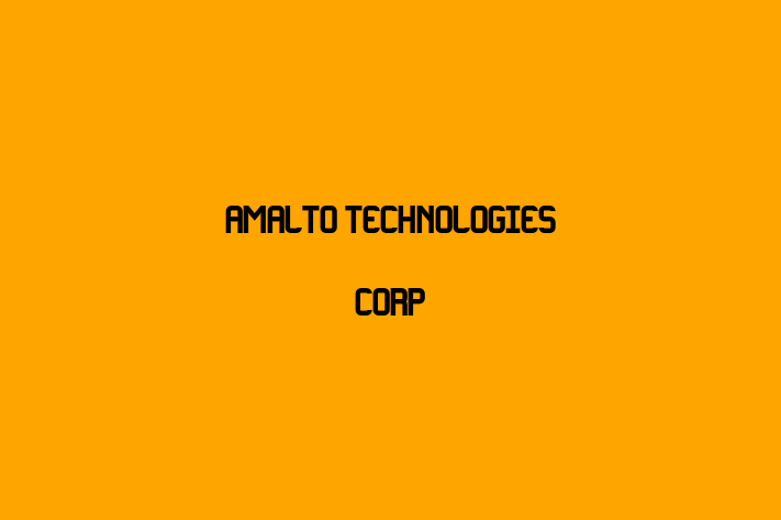 Application Development Company Amalto Technologies Corp