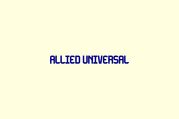 Technology Company Allied Universal