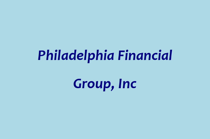 IT Company Philadelphia Financial Group Inc