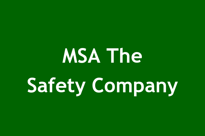 Personnel Management MSA  The Safety Company