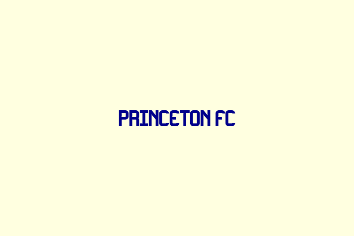 Talent Management Princeton FC