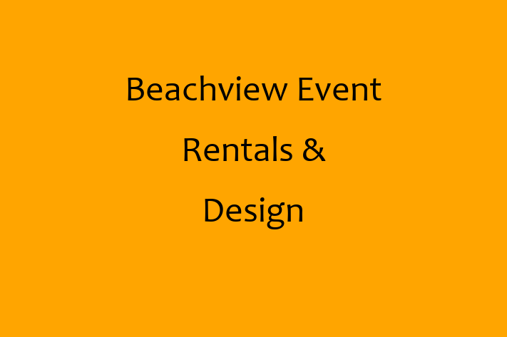 Tech Solutions Company Beachview Event Rentals Design