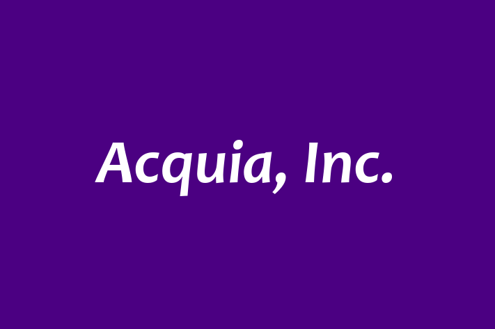 Technology Company Acquia Inc.