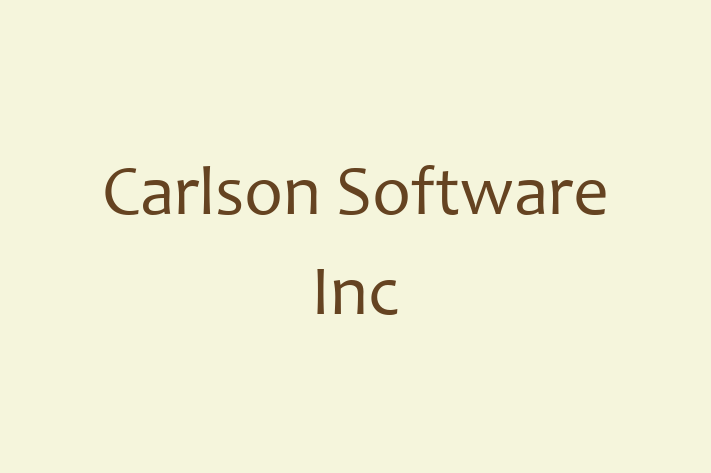 Technology Company Carlson Software Inc