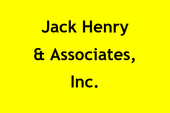 Application Development Company Jack Henry Associates Inc.