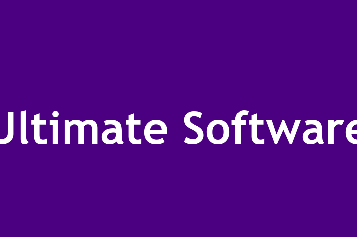 Software Consultancy Ultimate Software