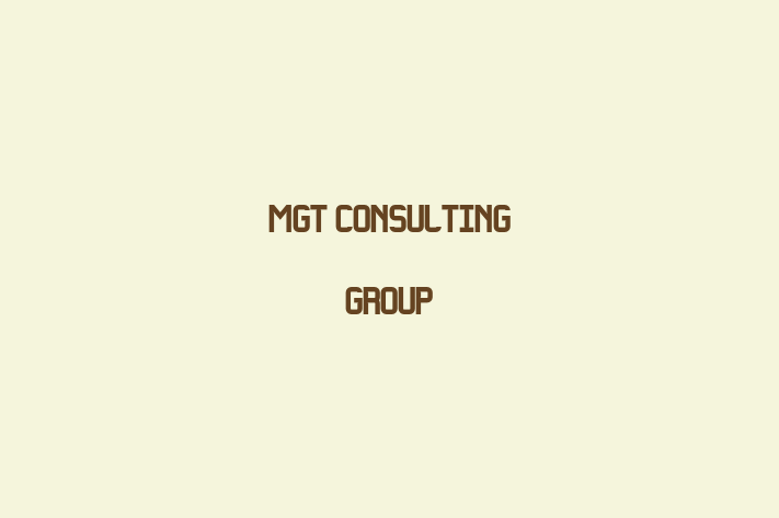 Talent Management MGT Consulting Group