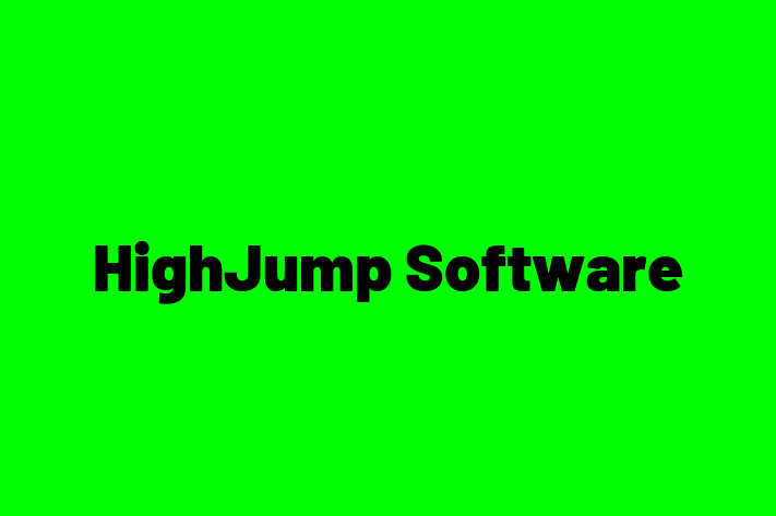 Technology Solutions Firm HighJump Software