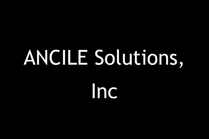 Software Engineering Company ANCILE Solutions Inc