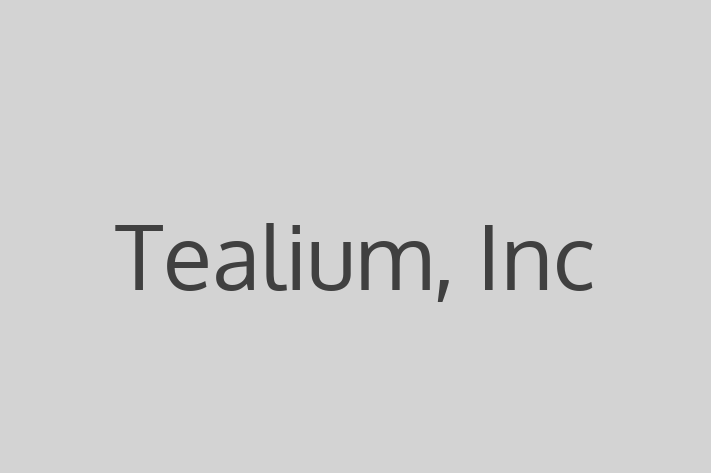 Technology Company Tealium Inc