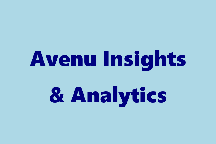 Software Development Company Avenu Insights Analytics