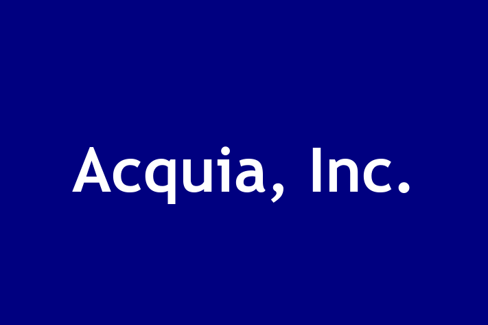 Software Development Firm Acquia Inc.