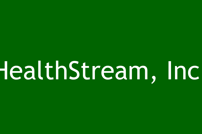 Application Development Company HealthStream Inc.