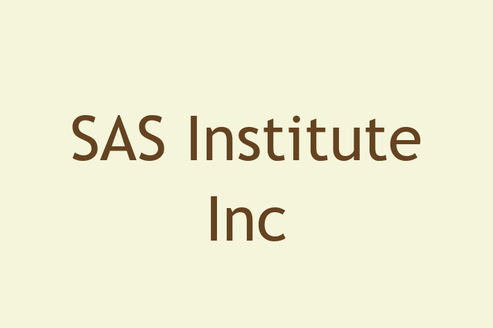 Software House SAS Institute Inc