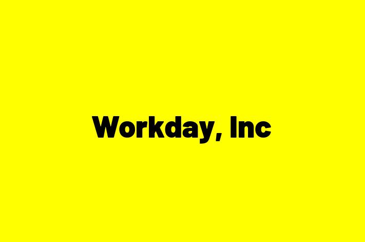 Technology Company Workday Inc