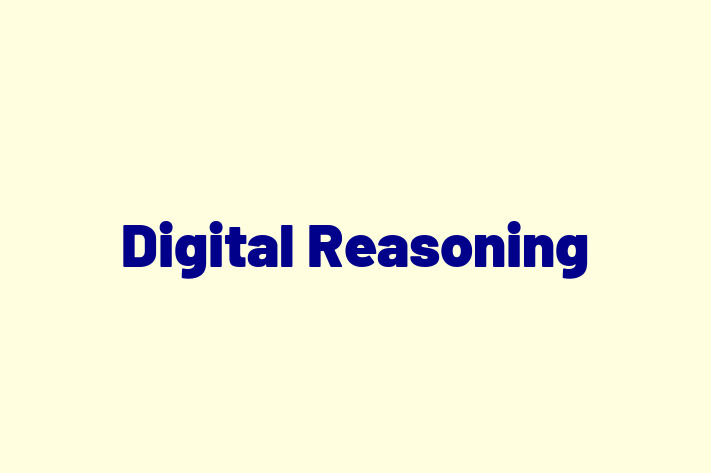 Tech Firm Digital Reasoning