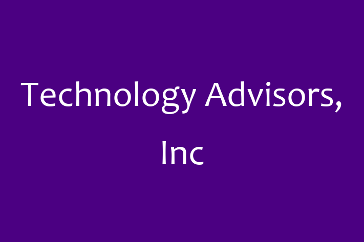 Technology Solutions Firm Technology Advisors Inc