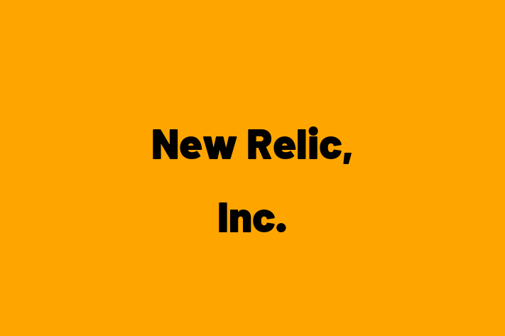 Application Development Company New Relic Inc.