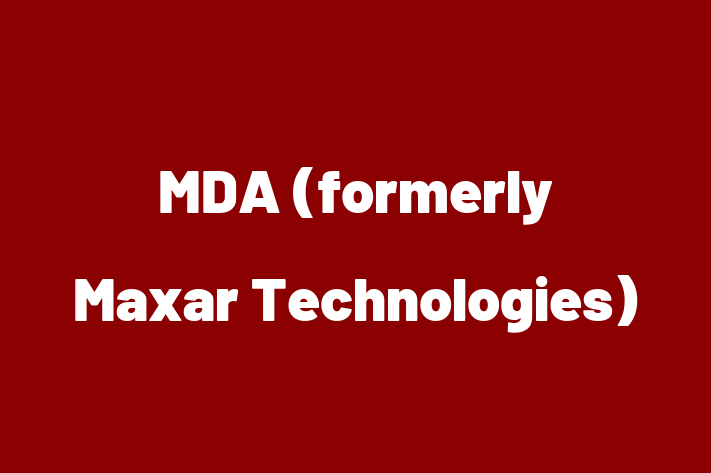 Tech Firm MDA formerly Maxar Technologies