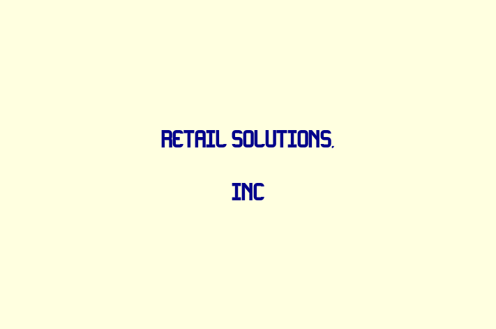 Software Development Company Retail Solutions Inc