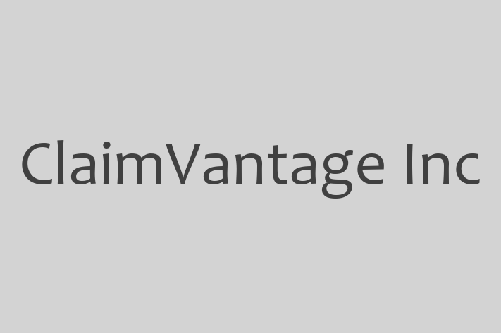 Software Solutions Provider ClaimVantage Inc