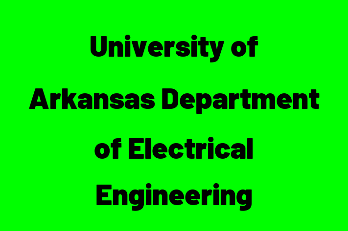 Personnel Management University of Arkansas  Department of Electrical Engineering