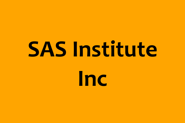 Tech Solutions Company SAS Institute Inc