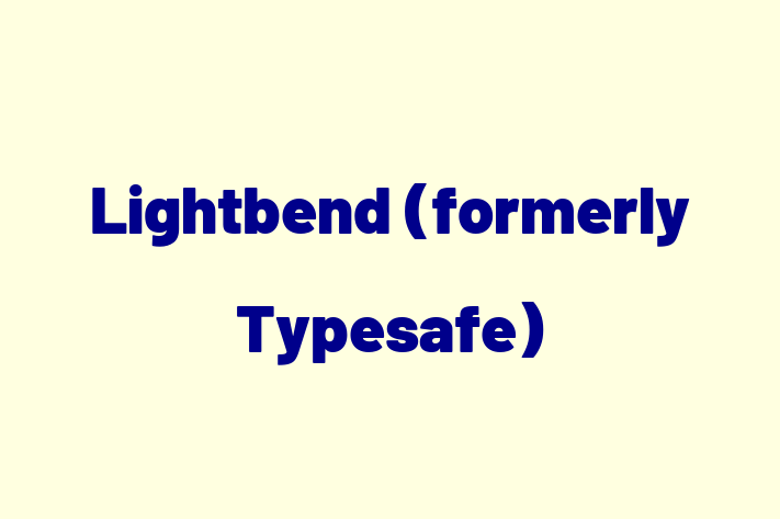 Software Development Company Lightbend formerly Typesafe