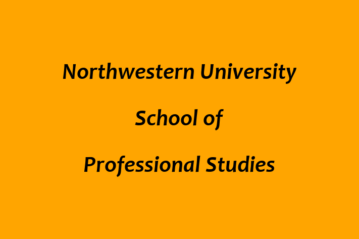 Workforce Management Northwestern University School of Professional Studies