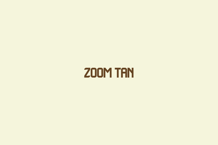 Human Capital Management Zoom Tan