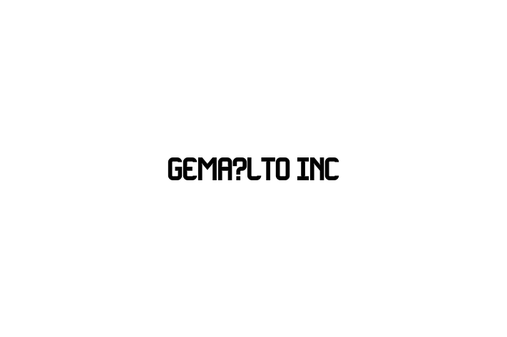 Software Services Company Gemalto Inc