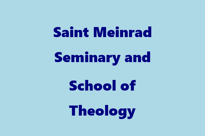 People Management Saint Meinrad Seminary and School of Theology