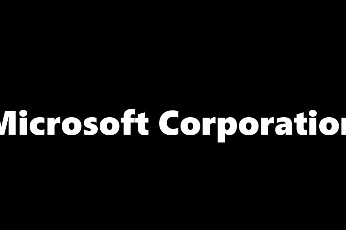 Software Development Firm Microsoft Corporation