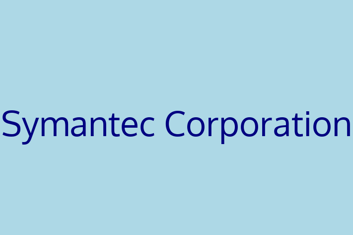 Digital Solutions Provider Symantec Corporation