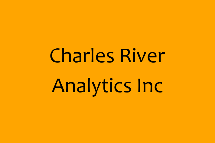 Software Consultancy Charles River Analytics Inc