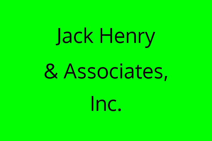 Application Development Company Jack Henry  Associates Inc.