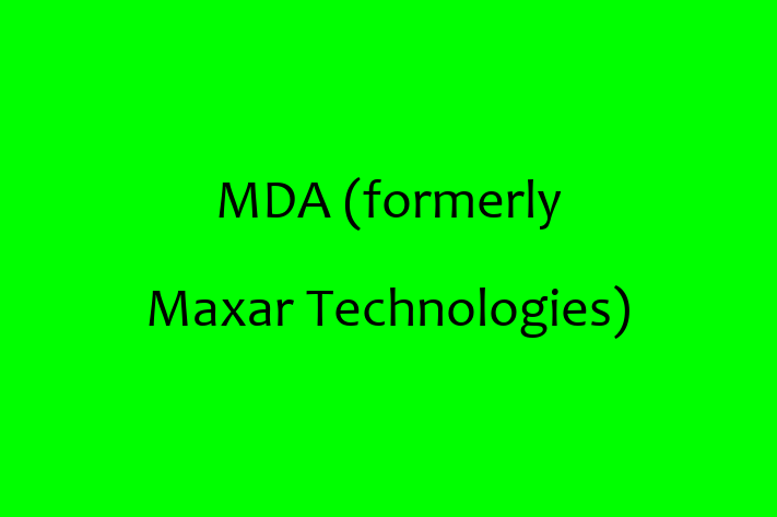 Software Consultancy MDA formerly Maxar Technologies