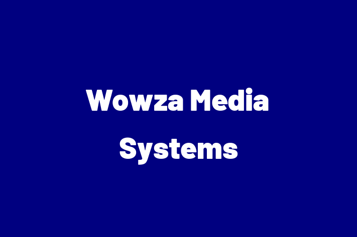 Digital Solutions Provider Wowza Media Systems