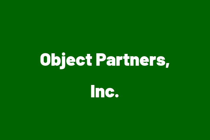 Digital Solutions Provider Object Partners Inc.