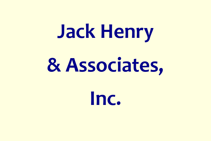 Tech Solutions Company Jack Henry Associates Inc.